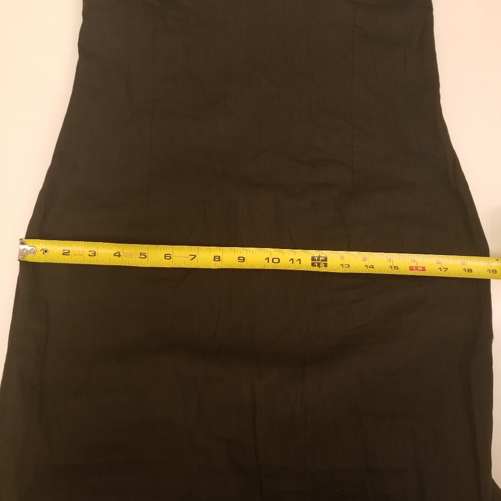 New Massimo Dutti Linen Blend Midi Dress - Picture 10 of 16